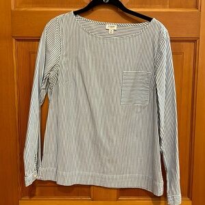 J. Crew striped blouse - size small